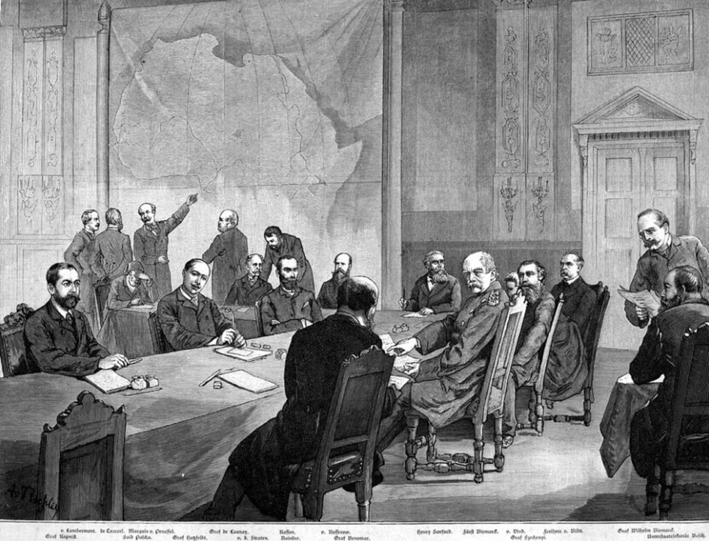 Conferenza di Berlino Bismarck e i suoi ospiti