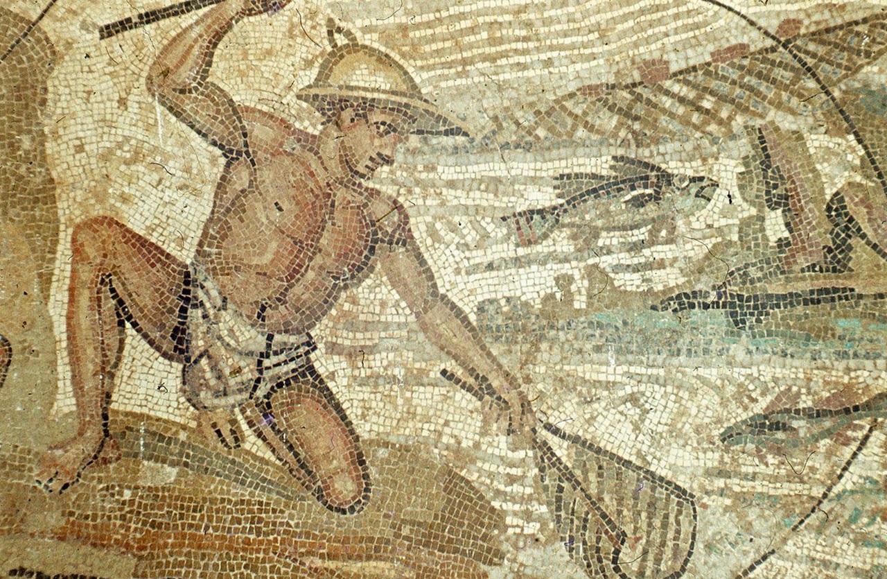 ostriche mosaico romano