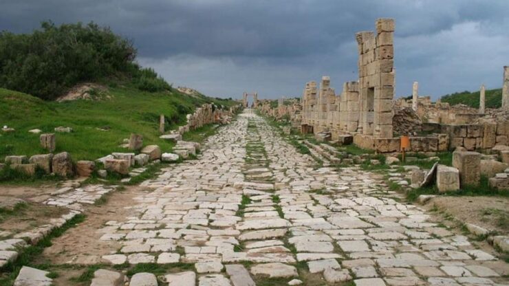 viaggiavano antichi romani