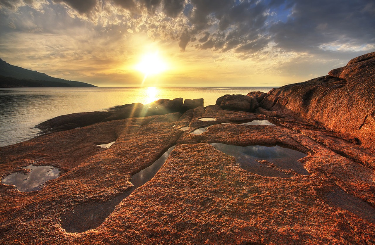 24 novembre baia del miele, Tasmania