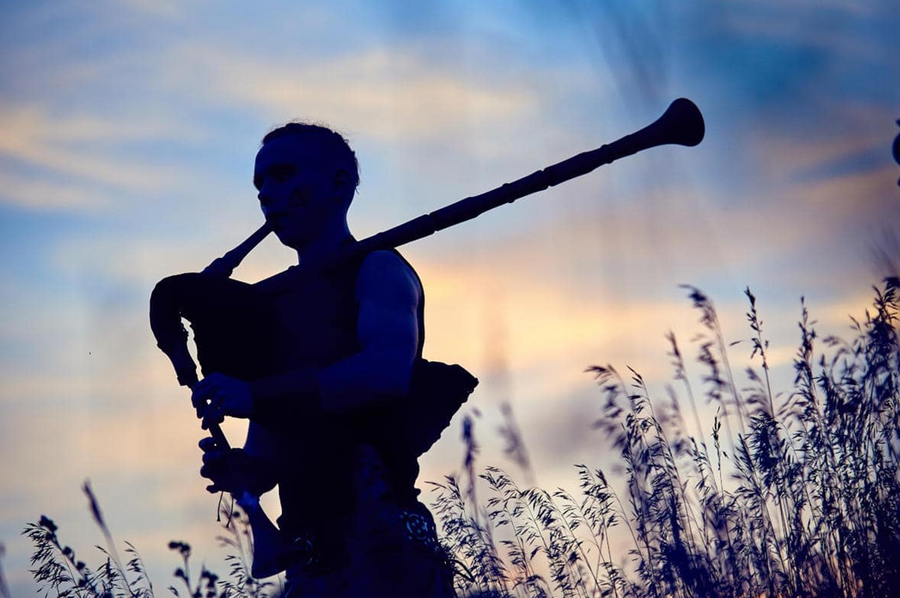 Castello di Edimburgo piper boy