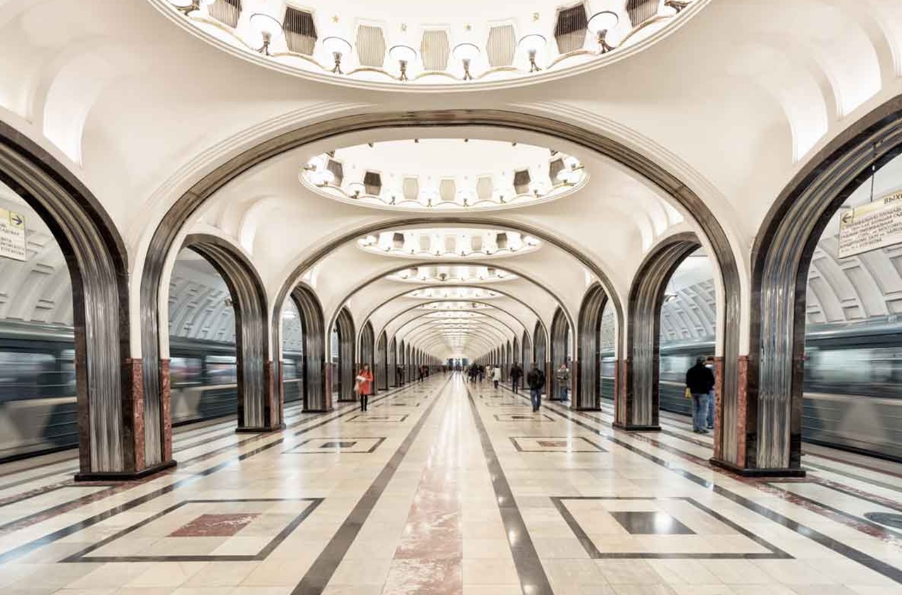 Metropolitana di Mosca Stazione Mayakovskaya