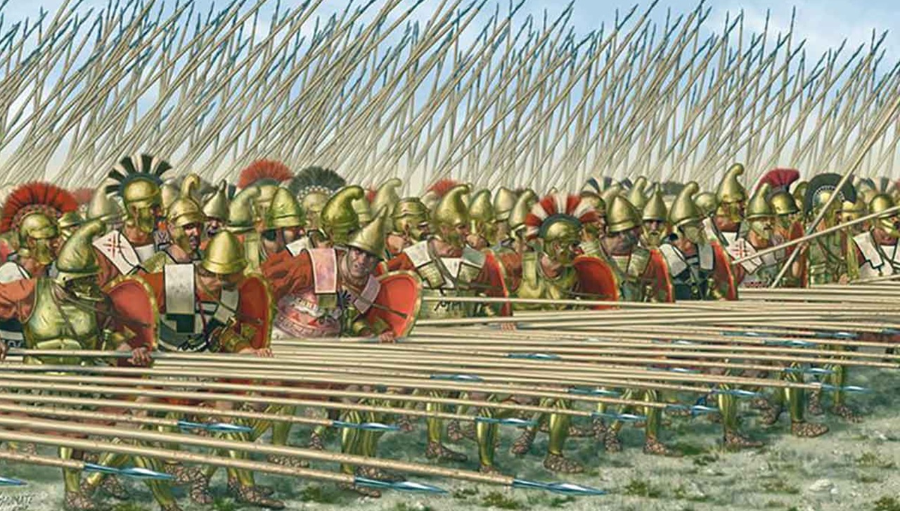 Rivoluzione di Sparta la falange macedone