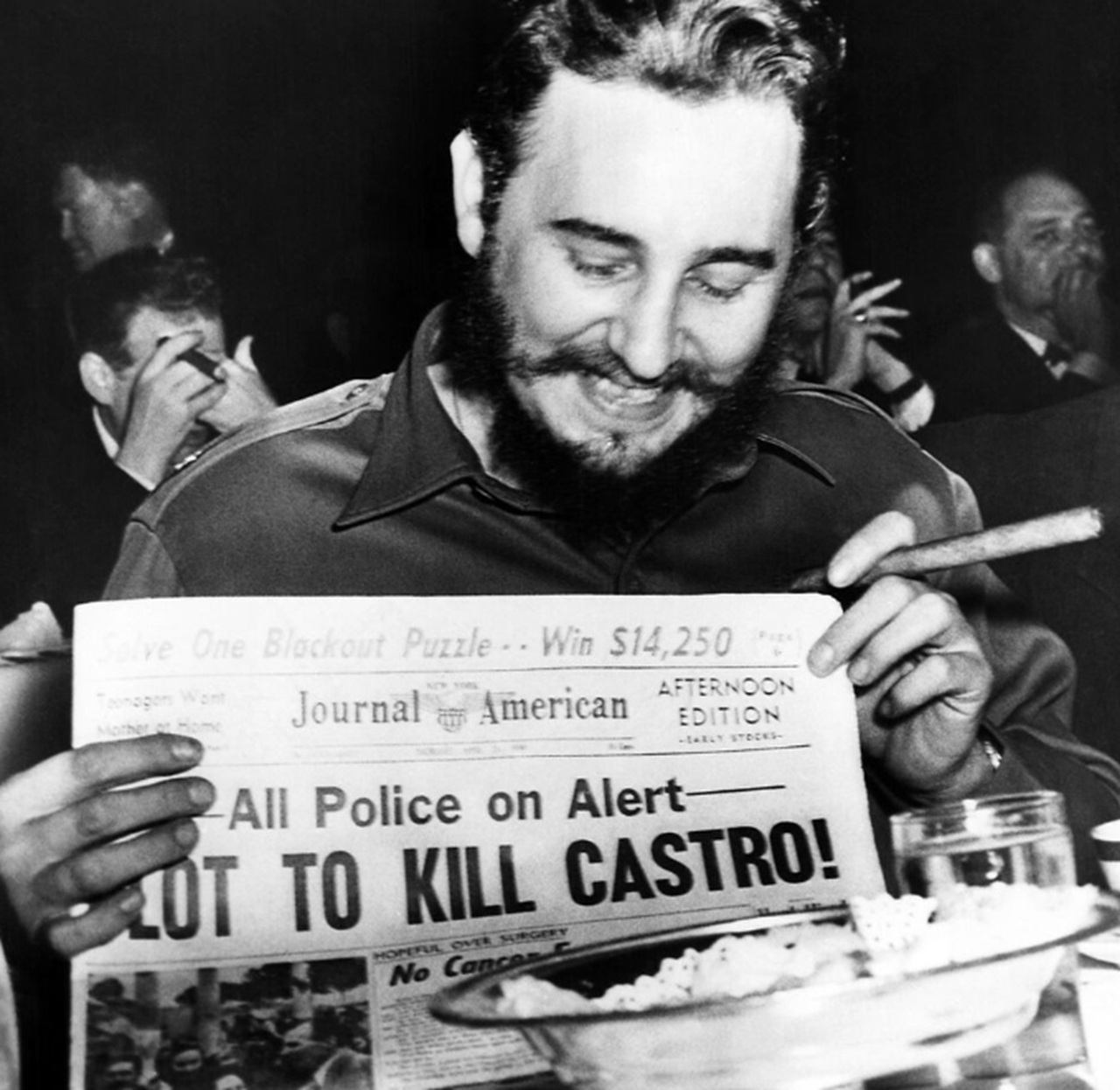 Fidel Castro giornale americano