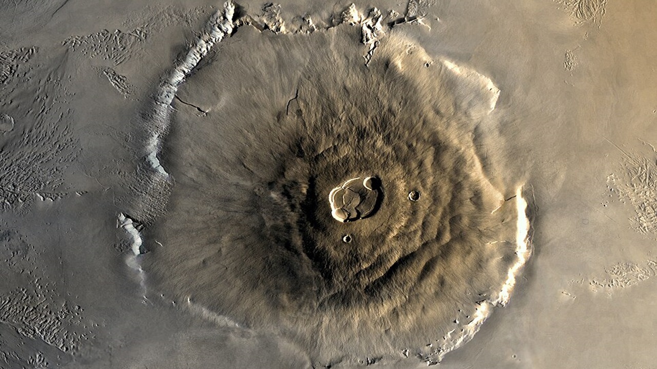 monte olimpo caldera