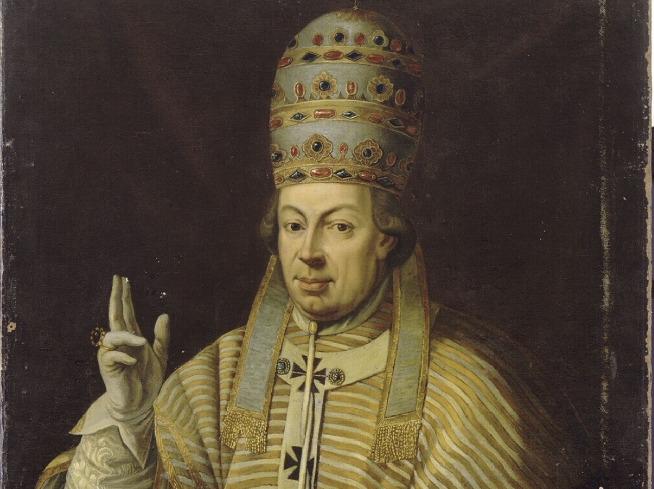 parrucche papa Benedetto XIV