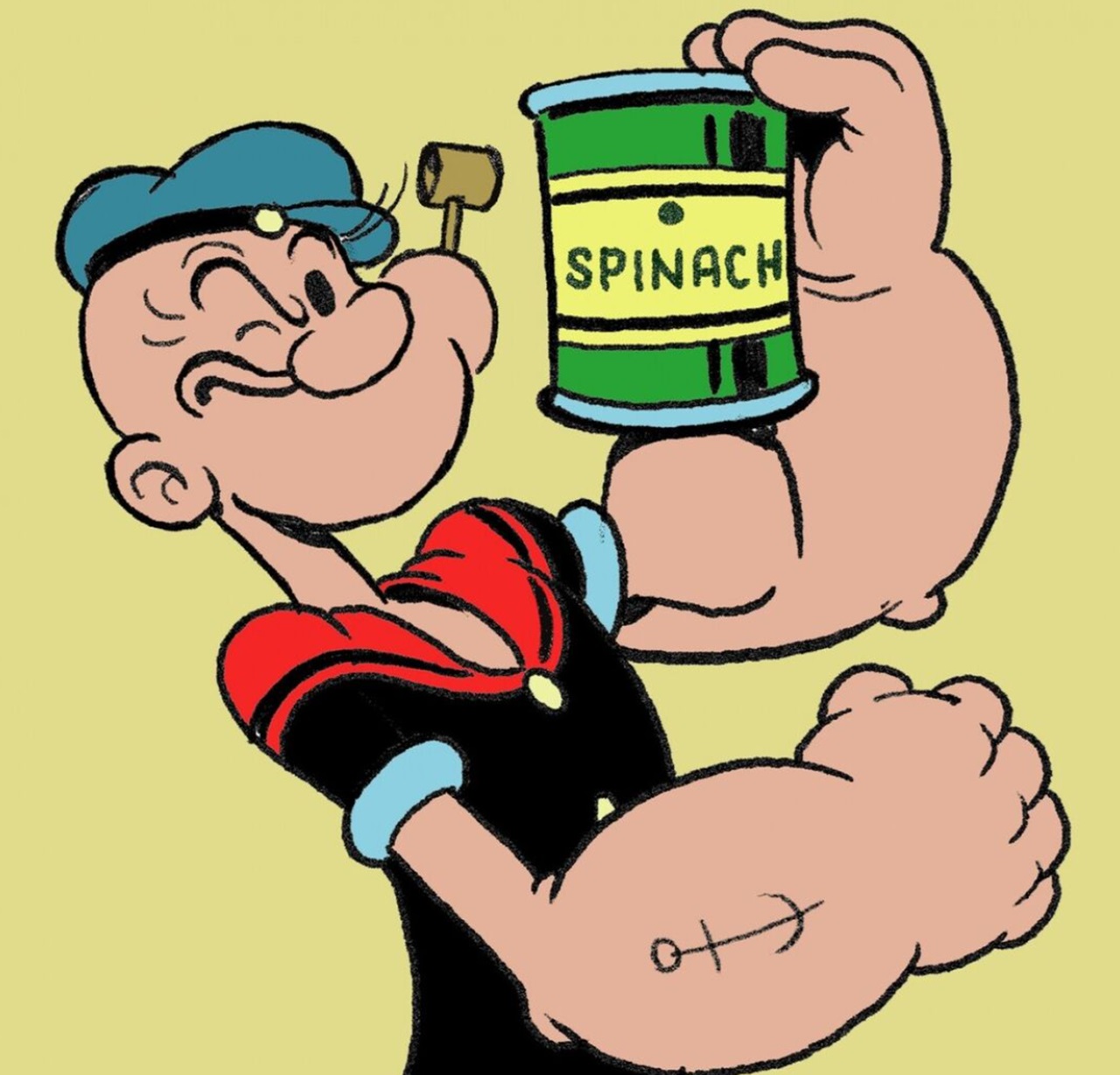 17 gennaio foto Popeye spinaci