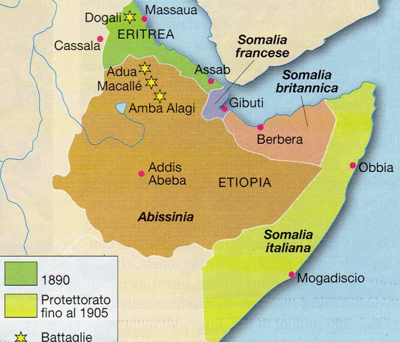 26 gennaio penetrazione italiana Eritrea