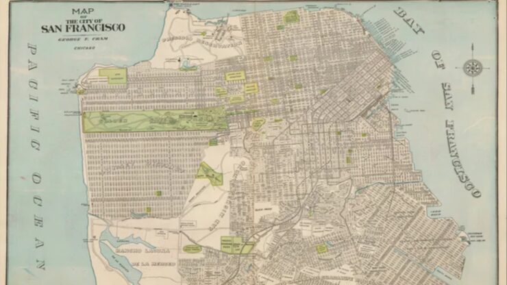 30 gennaio mappa San Francisco