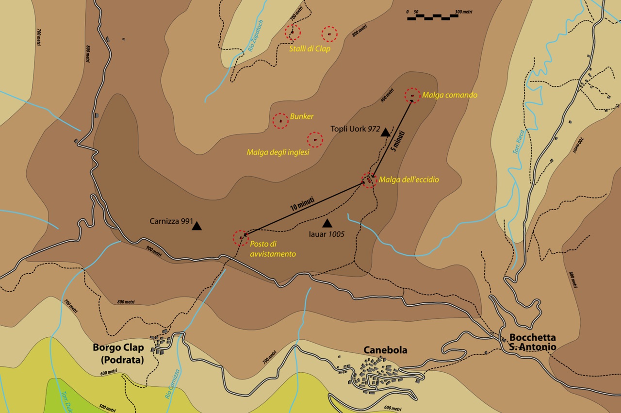 7 febbraio mappa eccidio