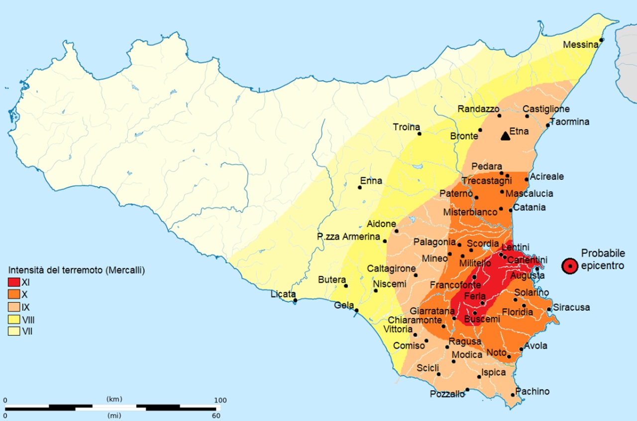 9 gennaio zona sismica terremoto 1963