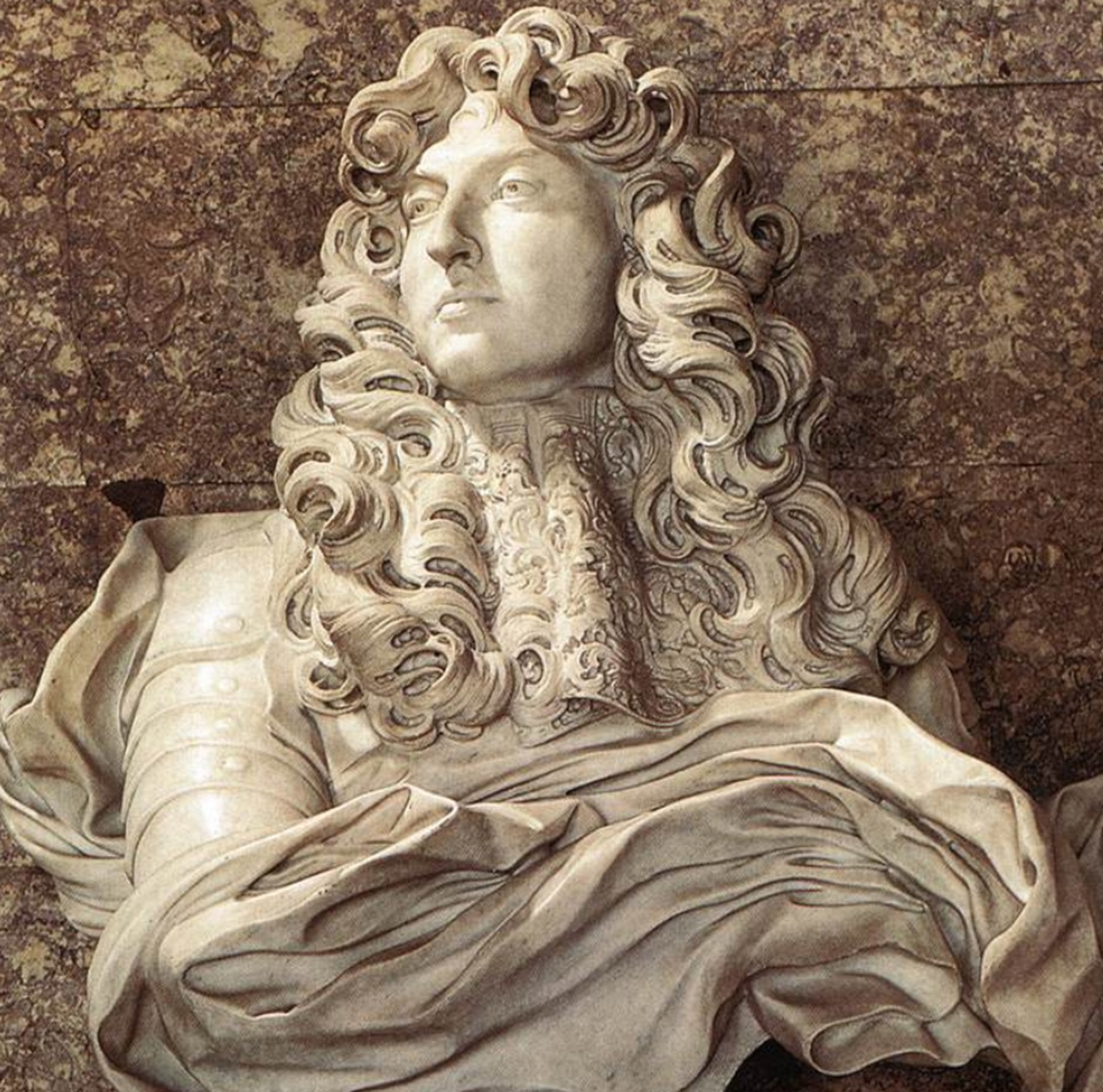 Guerra delle Riunioni busto di Luigi XIV, Bernini