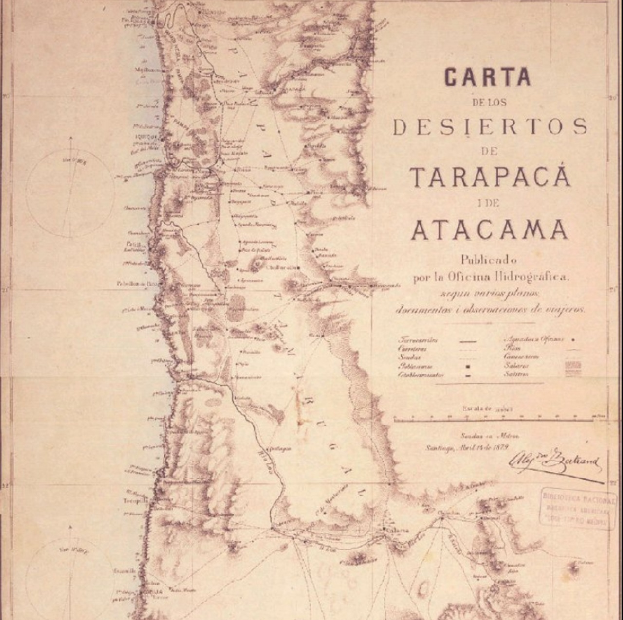 14 febbraio mappa Atacama