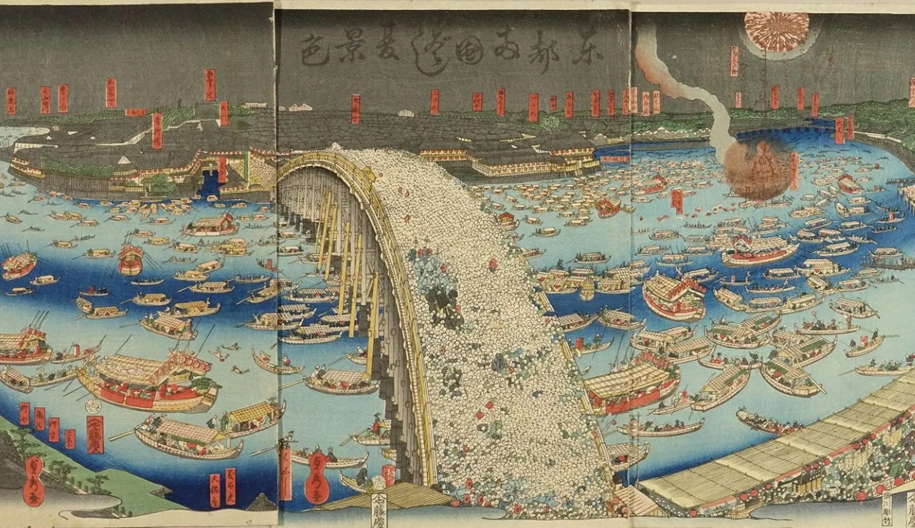 2 marzo fiume Sumida Edo