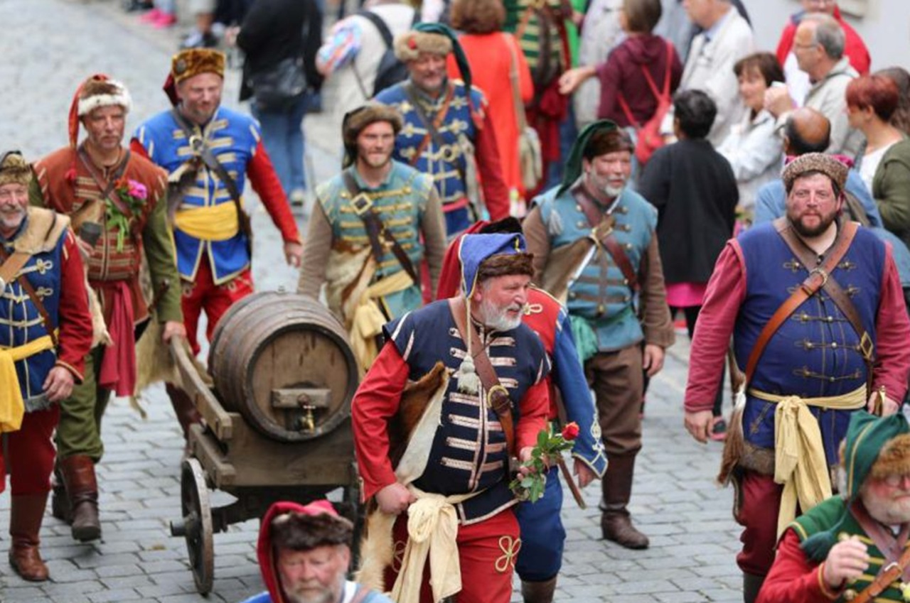 Rothenburg bevuta del borgomastro rievocazione