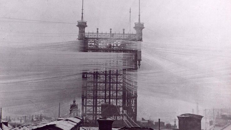 Foto del giorno: linee telefoniche, linee telefoniche ovunque