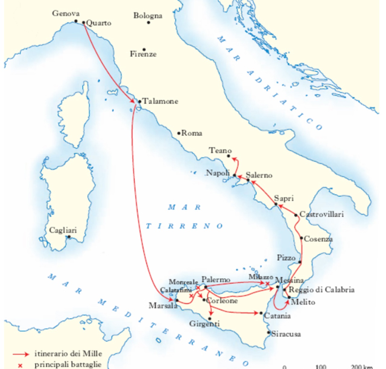 13 marzo spedizione dei mille